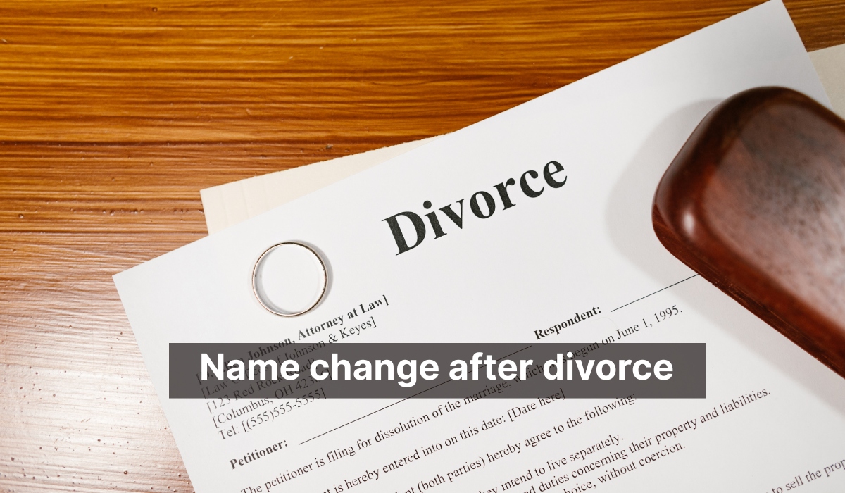 Name change after divorce