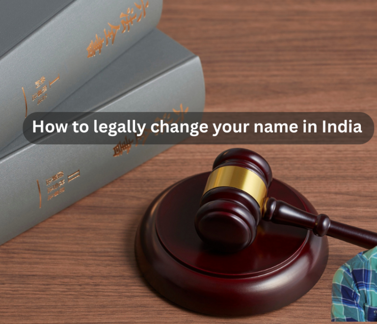 How to legally change your name in India