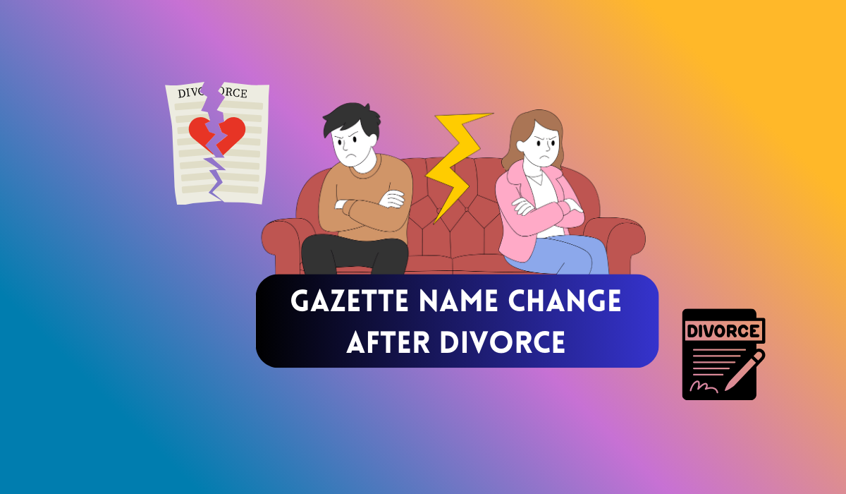 Gazette Name Change After Divorce
