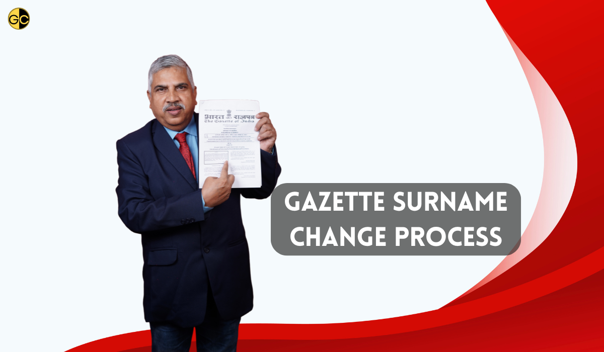 Gazette surname change process
