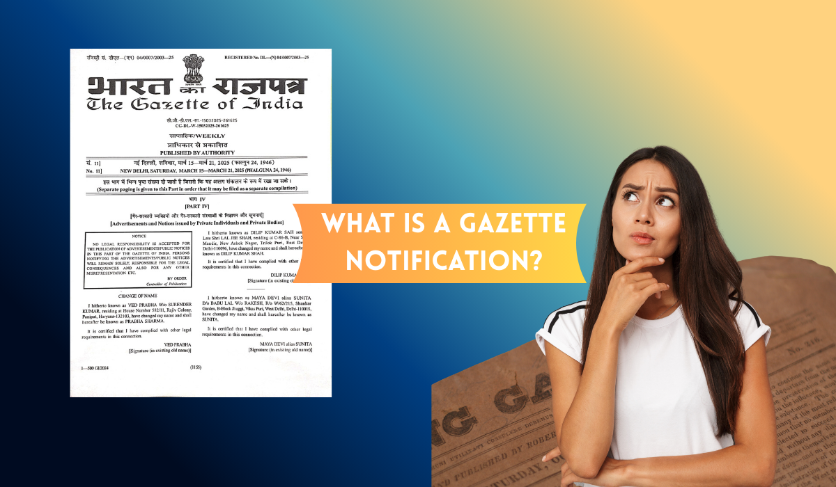 What is a Gazette Notification?
