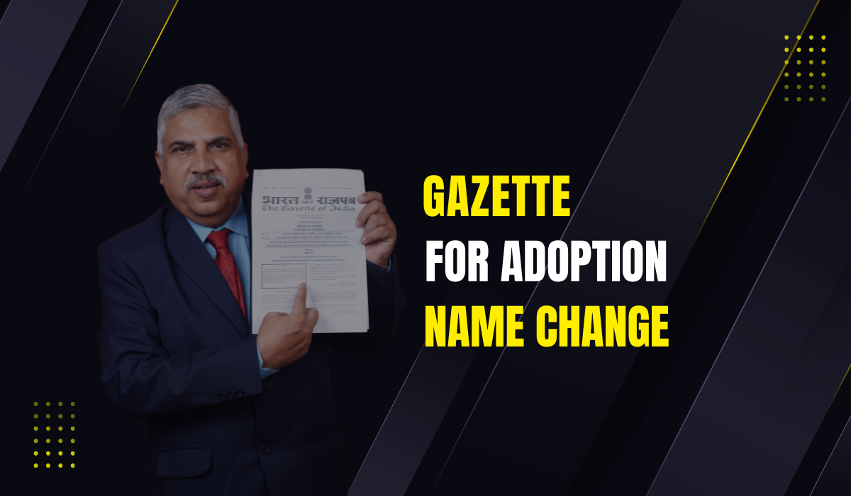Gazette for adoption name change